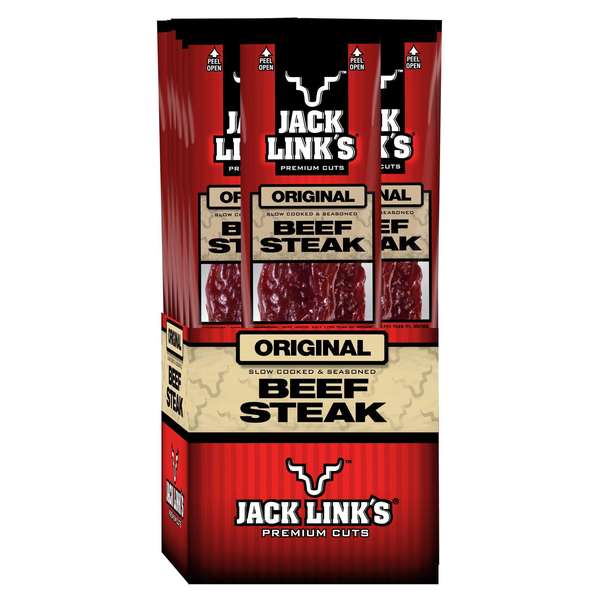 Jack Links 1 oz. Original Beef Steak, PK144 04002